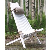 Ecofurn EcoChair breza - Bela lakirana Cene