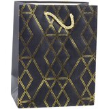  Paper Gift Bag Elegant Gold Patterns 23 x 18 x 10.5 cm | Shoptok.si