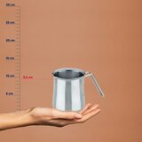 Kela LONČIĆ ZA MLIJEKO HERTA, 0,35l NEHRĐAJUĆI ČELIK 18/10 MAT SREBRNA | shoptok.hr