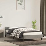 Maison Chic Posteljni okvir - Enojna postelja - Postelja za odrasle brez vzmetnice svetlo siv 90x200 cm žamet-J7615, (21775936) | Shoptok.si