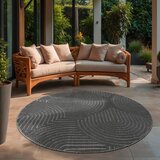 Lesnina XXXL PREPROGA ZA ZUNANJO UPORABO Berlin 150 cm tkano siva | Shoptok.si