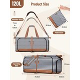 LEKESKY Zložljiva Ženska Potovalna Torba 120 L | Shoptok.si