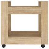 Kolica za radni stol boja hrasta 60x45x60 cm konstruirano drvo | Eponuda.com