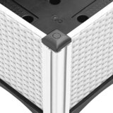  Vrtna sadilica s nogama bijela 200 x 160 x 42 cm PP | shoptok.hr