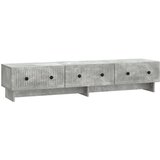TV ormar Betonska siva 147 x 34,5 x 30 cm Konstruirano drvo | shoptok.hr