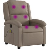 Maison Chic masažni naslanjač - Relax naslanjač kapučino umetno usnje, (22134746) | Shoptok.si