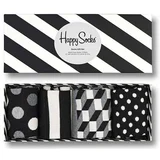 Happy Socks 4-pack Classic Black & White XCBW09-9150