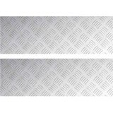  Stepenica Pravokutni 2 pcs Srebrno 75 x 25 cm Aluminij | shoptok.hr