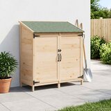  Vrtna Šupa Prirodna 106,5 x 56 x 113,5 cm Konstruirano drvo | shoptok.hr