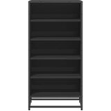  Stalak za cipele crni 48x38x97,5 cm izrađeno drvo | shoptok.hr