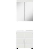  Set omaric z ogledalom s polico TULUM Bela Konstruiran les, (5000137122) | Shoptok.si