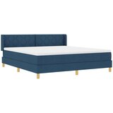 Krevet s opruga kutije s uzglavljem Plava 200 x 180 cm tkanina | shoptok.hr