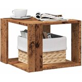 vidaXL Kava miza Old Wood 40x40x30 cm Inženirski les | Shoptok.si