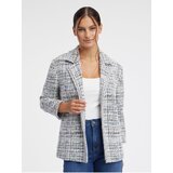 Orsay Blue-cream ladies tweed jacket - Ladies Cene