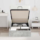  Otomanski krevet s pohranom Betonsko Siva 75,5 x 190 cm | shoptok.hr