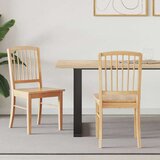  Trpezarijske stolice 2 pcs Prirodna 50 x 52 5 x 91 cm | shoptok.hr