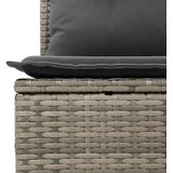  Sjedeća garnitura za vrt 10 kom. Siva poliratan | shoptok.hr