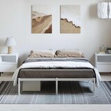 Metalni okvir za krevet bijeli 135x190 cm | shoptok.hr