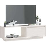 vidaXL TV omarica bela 110x30x33,5 cm trdna borovina | Shoptok.si