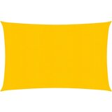  The Living Store Senčno jadro 160 g/m² pravokotno rumeno 2x3,5 m HDPE - Jadro Za Senco, (21494737) Cene