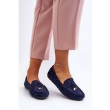 Boto Women's Navy Classic Suede Moccasins Ontala | ePonuda.com