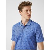 Koton Polo T-shirt - Blue - Fitted Cene