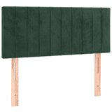  Box spring postelja z vzmetnico LED tem. zelena 100x200cm žamet, (20901563) | Shoptok.si