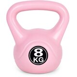 Kettlebell 8 kg za vježbanje, bučica, lopta s utezima, fitnes opterećenje, roza, moderno Slike