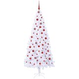  Umjetno božićno drvce s stalakom Bijelo 210 cm PVC i čelik | shoptok.hr