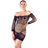 Mandy Mystery - mrežasta haljina s kardi i tangama - crna (SL) | shoptok.hr