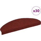 vidaXL Samolepilne preproge za stopnice 30 kosov rdeče 65x21x4 cm Cene