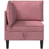 SOFA s pohranom Ružičasta Baršun | shoptok.hr
