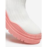 Resti Women's boots on a thicker sole in white and pink Korlic-Shoes | shoptok.hr
