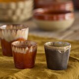 Casafina Temno rjava skodelica za espresso iz kamenine 70 ml Poterie – | Shoptok.si