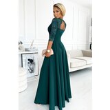 Numoco Elegant long dress with lace neckline | Shoptok.si