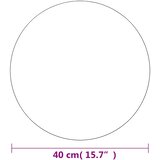  Zidno ogledalo 40 cm okruglo stakleno | shoptok.hr