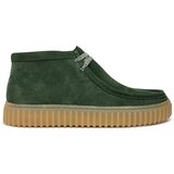 Clarks Gležnjarji Torhill Hi 26178268 Zelena | Shoptok.si