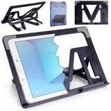 Univerzalno podesivi PVC stalak za tablet ili telefon 25cm crni