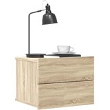  Noćni ormarić boja hrasta 40 x 30 x 30 cm konstruirano drvo | shoptok.hr