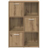 Polica za knjige umjetnički hrast 60,5x30x90 cm izrađeno drvo | shoptok.hr