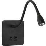  Brilagi - LED fleksibilna zidna lampa MAYA Double LED/4W/230V + LED/3W crna | Eponuda.com