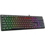 tipkovnica netherbane K521-RGB, s šumniki, (5000005951)