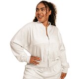 BeastPink ženski duks Zip-Up Bliss Grey