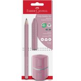 Faber-Castell Set Grip Jumbo (3-delni), roza Cene