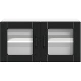  Zidni stakleni ormarić LUCCA Crna 80 x 31 x 40 cm | Eponuda.com