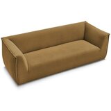 Bobochic Paris Gorčično rumena sedežna garnitura iz rebrastega žameta 242 cm Giorgia – | Shoptok.si