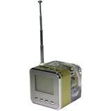Chameleon Multifunkcijski zvočnik z radio uro TT-028, MP3, zelena | Shoptok.si