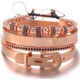 IZMAEL Komplet zapestnic WR-17793 - Zlata / Roza | Shoptok.si