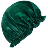 INF Svilena spalna kapa za ženske iz 100 % murve, mehak naglavni trak za spanje DarkGreen L, (21838837) | Shoptok.si