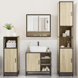 vidaXL 4-dijelni set kupaonskog namještaja boja hrasta sonome drveni | shoptok.hr